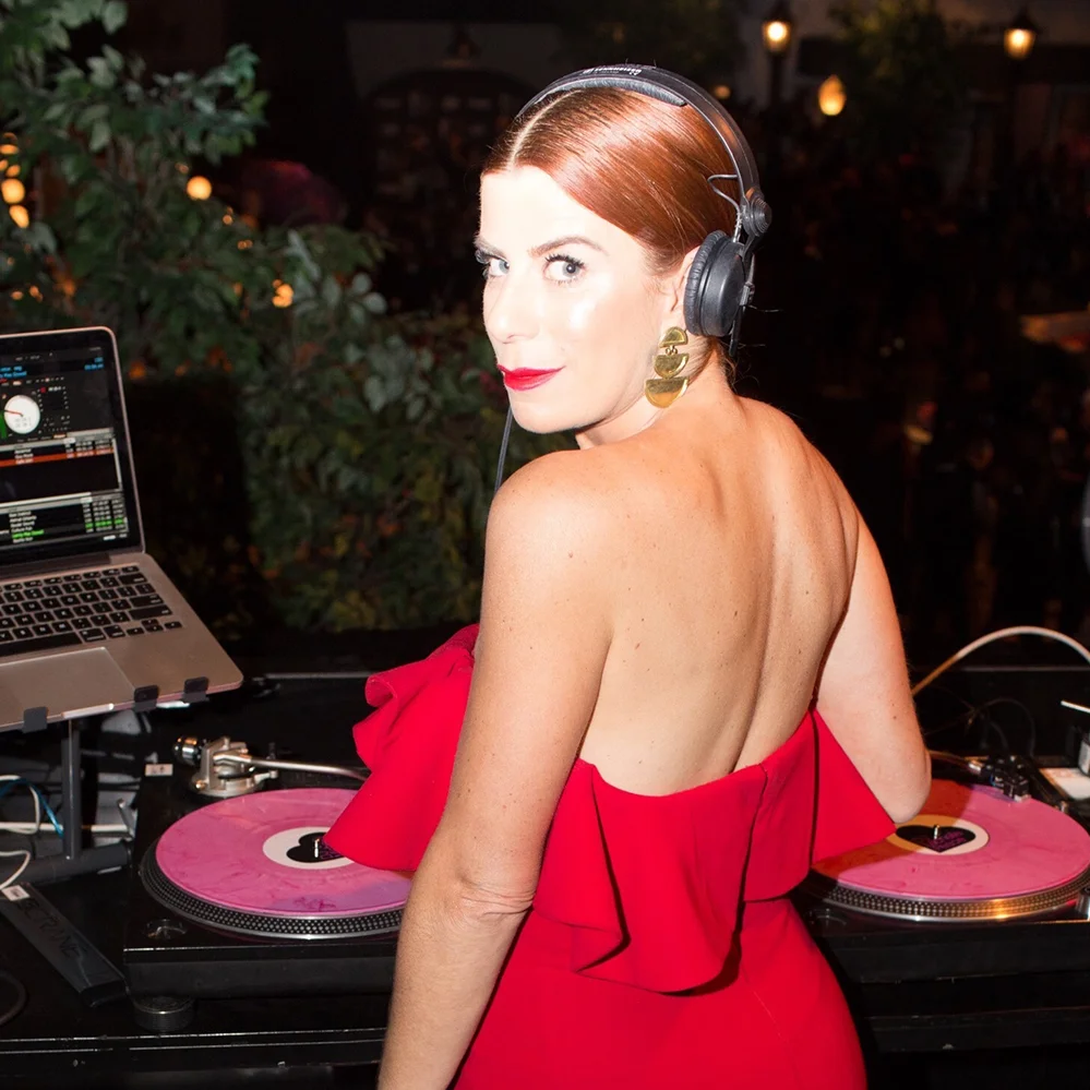 MICHELLE PESCE      Michelle Pesce is an international DJ who began her career in personal PR at powerhouse agency Wolf-Kasteler before launching into the LA music scene, where she currently runs her own musical artist relations firm, Nona Entertainment. One of the industry’s most sought-after DJs, she is a staple at Hollywood red-carpet events including the Academy Awards, Golden Globes, Grammy and Emmy after-parties, but also continues to support the indie scene at the Toronto, Cannes and Sundance Film Festivals. Pesce's top-tier clients include In Style, MTV, Fox Searchlight, Paramount, Cadillac, Viacom, Hulu, Tom Ford and Marc Jacobs.     INSTAGRAM.COM/DJMICHELLEPESCE